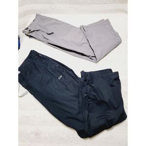Men's Cargo Pants With Embroidered Lizard Logo 38×31 Lot Of 2 Big Pockets